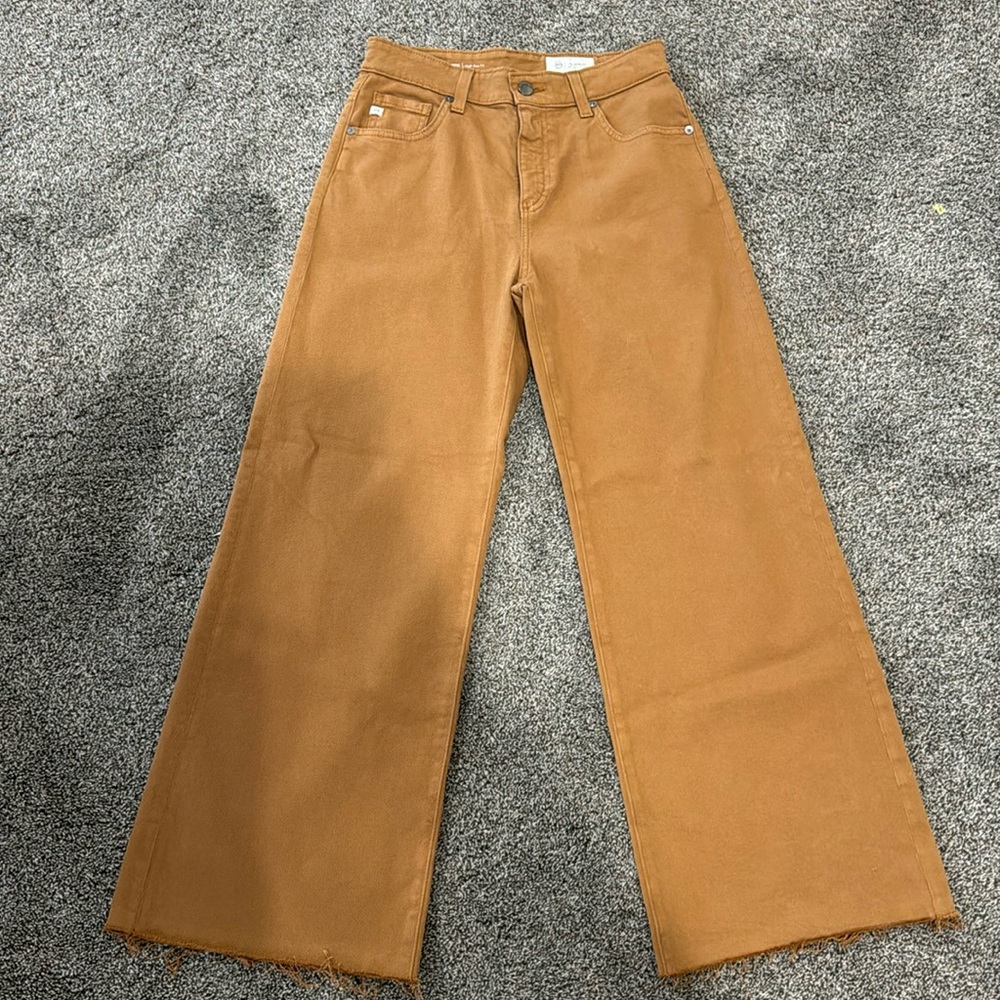 AG Adriano Goldschmied Saige wide leg crop
